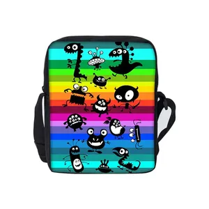 Mode <span class=keywords><strong>Bug</strong></span> motif simple face <span class=keywords><strong>Messenger</strong></span>/sac à bandoulière 3D dessin animé pour enfants fermeture à glissière étanche unisexe meilleur cadeau - Product Image 1