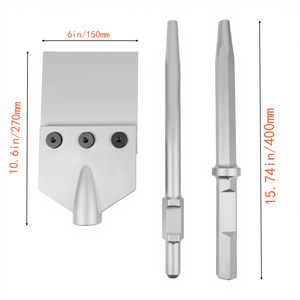 Máy cạo sàn 6inx24in với SDS Max/ph65/chân không khí, Lưỡi dao có thể thay thế - Product Image 2