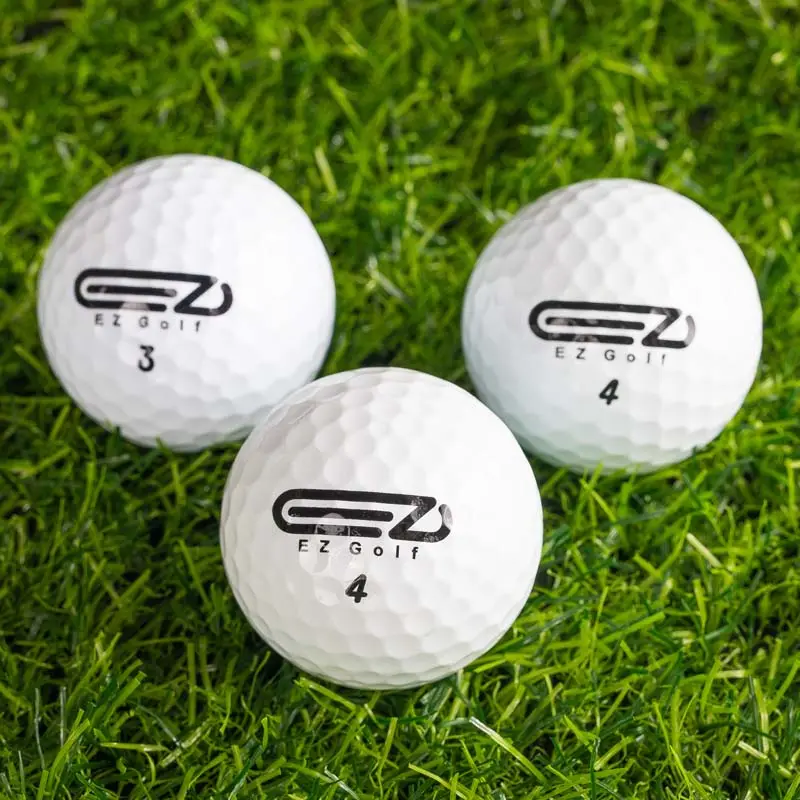 golf competition ball with 2 pc conformation