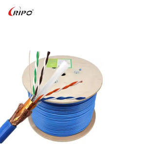 Cable de Red Blindado Cat6 FTP 24AWG LSZH Retardante de Llama, Cable Ethernet de Par Trenzado para Proyectos Industriales - Product Image 3