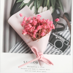 Ramo de flores secas naturales para decoración de boda, ramo de flores secas de lavanda con cola de conejo, Mini ramo de flores secas, D050820 - Product Image 5