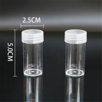 Boîte de rangement imprimée pour 24 bouteilles + autocollants, accessoires de peinture au diamant, ensemble de bijoux, outils pour ongles, plastique transparent, Europe