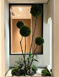 Albero Topiario Artificiale a Sfera di Ulivo per Esterni, Pianta Decorativa per Cortili, Immobili, Negozi e Progetti di Parchi - Product Image 2