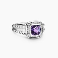   Bague en pierre à quatre faces, style européen et américain, perles vintage Tren