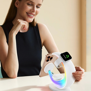 Base de Carga Inalámbrica Magnética 3 en 1 Qi2 para iPhone 17 16 15 14 13 12, Samsung S24 S23 <span class=keywords><strong>S22</strong></span>, Apple Watch/<span class=keywords><strong>AirPods</strong></span> - Product Image 4