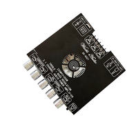 Module amplificateur de puissance numérique Bluetooth 2.1 canaux ZK-AS21 TPA3251 avec subwoofer à tonalités hautes et basses 220W * 2 + 350W