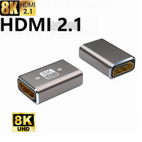 Adaptateur d'extension HDMI 2.1 8K mâle vers femelle à 90/270 degrés, en aluminium, pour Micro Mini HDMI