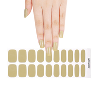 Autocollants d'ongles en gel UV semi-durcis longue durée, très populaires / Tiktok NG200307/NG200308