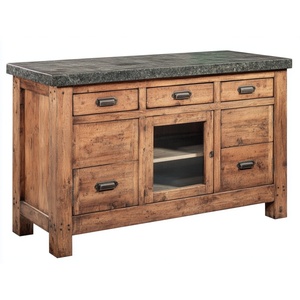 Buffet en bois massif de haute qualité avec 3 portes et 3 tiroirs - Product Image 3