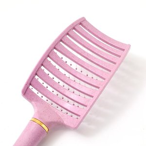 Hotseller di alta qualità ambientale paglia spazzola esfoliante ventilato strumento di massaggio <span class=keywords><strong>capelli</strong></span> <span class=keywords><strong>capelli</strong></span> ricci Anti districante spazzola per <span class=keywords><strong>capelli</strong></span> - Product Image 4