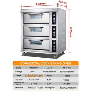 Comercial equipo de panadería hornos mecánica en <span class=keywords><strong>España</strong></span> eléctrico horno de pan - Product Image 2