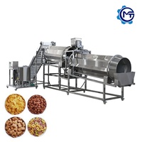 Maïsflakes smaak- en kruidensysteem dubbele trommels voor granen, snacks, snoep, chocolade, fruitmixer, poeder spuitmachine