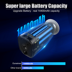 智能电池摄像机图雅无线充电低消耗PIR运动检测双向音频家庭安全闭路电视摄像机 - Product Image 4