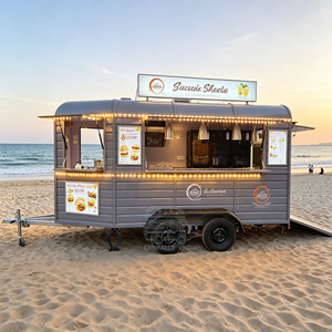 Loaded Fries Mobile Camper Food <b>Trailer</b> Taco Horse Box Food <b>Trailer</b> 4m Street Food Cart Mobile Kitchen Food <b>Trailer</b> - Product Image 3
