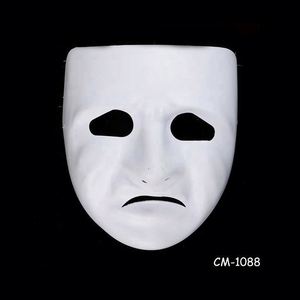 Maschera CM-1045 per il viso all'ingrosso bianco di Halloween maschera di carta per la decorazione - Product Image 6