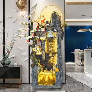 Grande fontaine à eau de 2 mètres pour l'entrée du salon Fontaine de <span class=keywords><strong>jardin</strong></span> <span class=keywords><strong>zen</strong></span> au sol pour étang à poissons - Product Image 5
