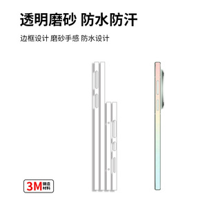 For Huawei Mate70 Edge Frame Matte Protective <b>Film</b> Colorful Sticker Fashion Style Decoration Rectangle Pu Material - Product Image 5