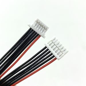 SH1.0MM Farbiger Silikonkabel SHR-06V-S-B 2p 3p 4p 5p 6p Audio Elektronisches Verbindungskabel Streifenlicht Stromkabel Spielzeug Schalterkabel - Product Image 6