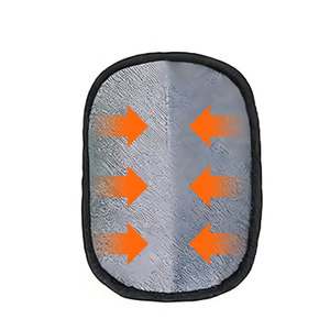 Gant de toilettage pour animaux de compagnie, brosse bidirectionnelle en polyester noir pour l'élimination des poils de chat à poils longs - Product Image 4