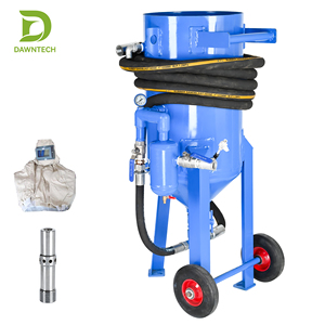 Máquina de arenado húmedo sin polvo, arenadora móvil para la eliminación de óxido y pintura - Product Image 3