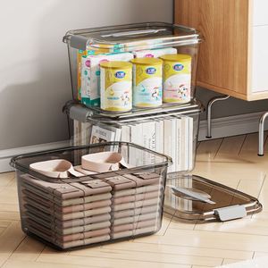 Custom Logo Printing Large Capacity Thickened Household <b>Storage</b> Transparent Plastic <b>Storage</b> <b>Box</b> for Clothing Quilt Toys <b>Storage</b> - Product Image 3