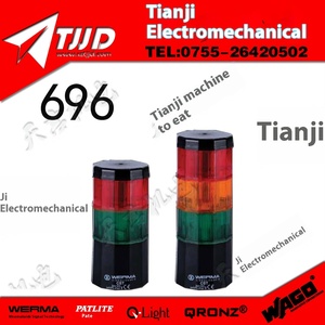 Werma cst60 tín hiệu tháp ánh sáng <span class=keywords><strong>buzzer</strong></span> loạt ba màu đèn LED không thấm nước IP65 vật liệu nhựa 220V đèn báo - Product Image 3
