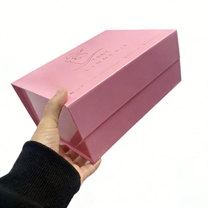 Luxury Custom <strong>Pink</strong> Rigid Cardboard Paper <strong>Gift</strong> Box for Clothing,<strong>gift</strong>, Comestic - Product Image 6