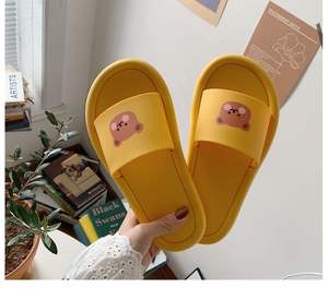 XIXITIAO señoras <span class=keywords><strong>casa</strong></span> de lujo niñas interior lindo hogar diapositivas <span class=keywords><strong>zapatillas</strong></span> animal impreso plano interior oso <span class=keywords><strong>zapatillas</strong></span> para mujeres niñas - Product Image 5