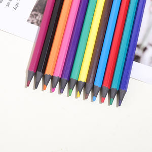 Vente en gros 12/18/24/36/48 HB Hexagonal Pcs <span class=keywords><strong>Kawaii</strong></span> Crayons de couleur Ensemble Vente à chaud Étudiants Enfants <span class=keywords><strong>Dessin</strong></span> Doodling Bois crayon - Product Image 6