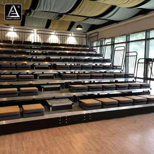 Gradins rétractables pour l'intérieur du sport Stades multi-usages Arènes Télescopique <span class=keywords><strong>Gym</strong></span> Grandstand Seating System Solutions - Product Image 2