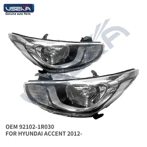 USEKA OEM 92102-1R030 High Quality Auto Car Parts LED Light Head Lamp For Hyundai Accent 2012-