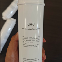 Cartouche de filtre à charbon actif granulaire GAC 100GPD pour purificateur d'eau domestique RO, élément filtrant de remplacement