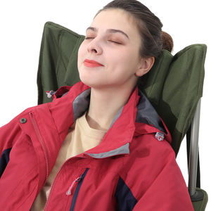 كرسي خارجي مخصص من SONGMICS مع مساند للذراعين ومسند للرأس وحامل أكواب، كراسي صيد قابلة للطي، كرسي للتخييم - Product Image 4