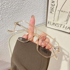 Nuevas gafas de ordenador TR90 con montura completa irregular, lentes antiluz azul para mujeres y hombres, gafas de moda estilo R6 1319A - Product Image 2