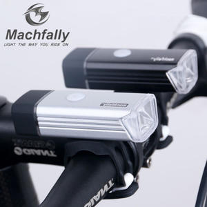 Luz de bicicleta Machfally, luz trasera delantera de aleación de aluminio recargable con LED para equipo de ciclismo, resistente al agua IpX4 - Product Image 5