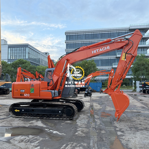 รถขุดตีนตะขาบฮิตาชิ EX120-5 มือสอง ชั่วโมงใช้งานน้อย เครื่องยนต์อีซูซุ 12 ตัน เกียร์ปั๊ม - Product Image 5