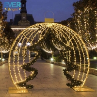 Arche lumineuse de Noël à LED en PVC personnalisée, pour l'intérieur et l'extérieur, étanche IP65, certifiée CE, décoration de paysage, Halloween, décoration de la maison