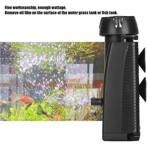 Vente flash : Écumeur d'huile flottant automatique pour aquarium, pompe à écumeur de protéines avec éponge filtrante, nettoyage de l'eau du réservoir à poissons - Product Image 5