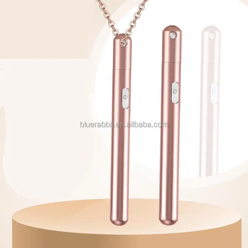 BlueRabbit Necklace Vibrators Wholesale Metal bullet vibrators Mini Rose Gold long bullet vibrators