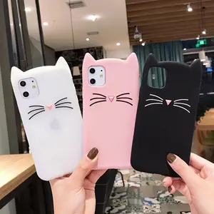 Custom Logo Wholesale Price Hot Sell Popular Unisex 3D Cat Fashion Phone 14 Pro Max Case Cover With Custom Package