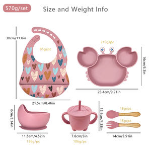 <span class=keywords><strong>Platon</strong></span> <span class=keywords><strong>solide</strong></span> en silicone antidérapant sans BPA dans une assiette de crabe <span class=keywords><strong>Platon</strong></span> en forme de crabe avec fond à forte aspiration - Product Image 2