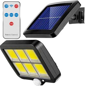 Chất lượng cao LED năng lượng mặt trời tường ánh sáng cảm biến chuyển động 3 chế độ làm việc IP65 vườn an ninh đường phố lũ ánh sáng Đèn tường ngoài trời đèn - Product Image 1