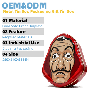 Tùy Chỉnh In Nhân Vật Hình Thiếc Có Thể Nến Quà Tặng HD In Cao Cấp Bao Bì Cấu Trúc Độc Đáo Container Kim Loại <span class=keywords><strong>Tin</strong></span> Bao Bì - Product Image 2