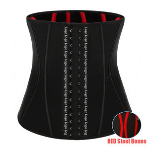 Fagas para Mujer colombiano 12 huesos de acero látex cintura entrenador Para Mujer reloj de arena cuerpo Shaper Sauna sudor cintura para bajar de peso - Product Image 1