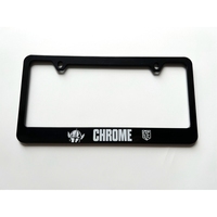 Support de plaque d'immatriculation de moto en alliage d'aluminium, bricolage de luxe