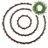 Base de couronne en plastique, support pour couronne de Noël et arrangement de fleurs artificielles, accessoire de décoration de porte pour les fêtes