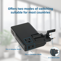 Foxcan 2000W yüksek güç All-in-One 220V için 110V dönüştürücü evrensel uluslararası seyahat adaptörü dünya çapında kullanım için