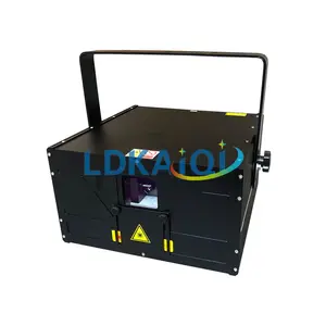 Ilda programável para animação rgb, 5 w, luzes a laser, show, projetor dmx512 5 w, luz laser