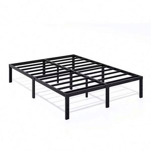 <b>Iron</b> Adjustable Bed Frame with Box Spring Modern Minimalist Design Durable Multi-Sized Bedroom Furniture - Product Image 1