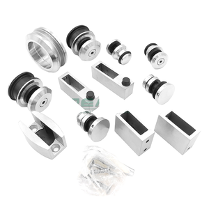 ชุดลูกกลิ้งยึด<span class=keywords><strong>ประตู</strong></span>กระจกห้องอาบน้ำแบบ<span class=keywords><strong>เลื่อน</strong></span> ทำจากสแตนเลส ทนทาน ทันสมัย สำหรับห้องน้ำกระจก - Product Image 5